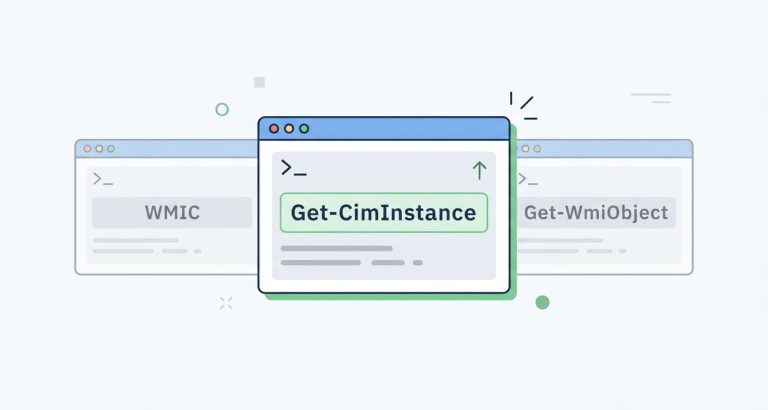 WMIC, Get-WmiObject ve Get-CimInstance: Hangisini Kullanmalısınız?