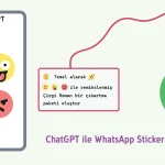 Chatgpt ile Whatsapp sticker oluşturma