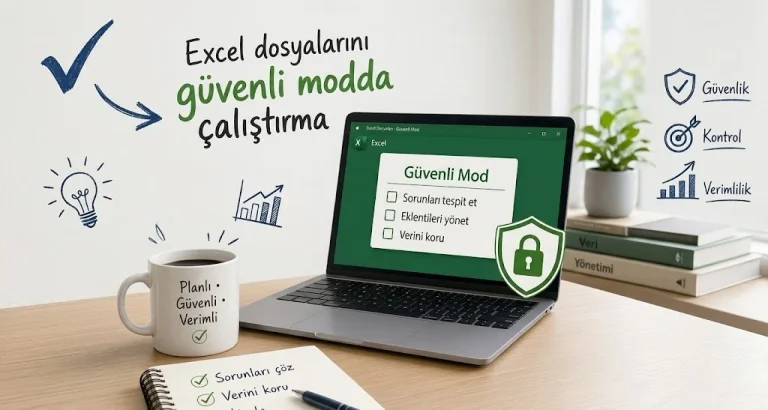 Excel Güvenli Modda Çalıştırma