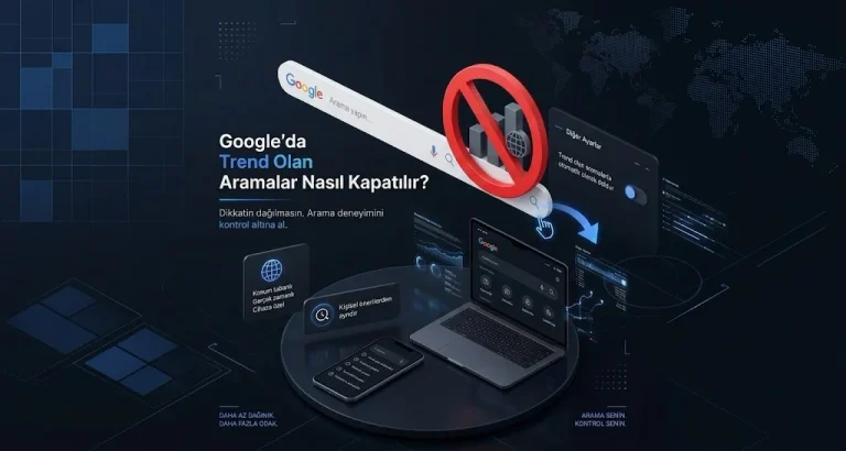 Google’da Trend Olan Aramalar Nasıl Kapatılır