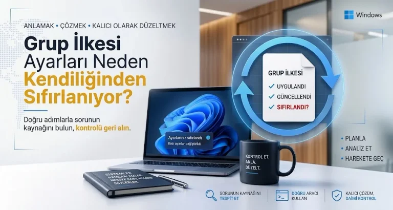 Grup İlkeleri Sıfırlanma Sorunları ve Çözümleri