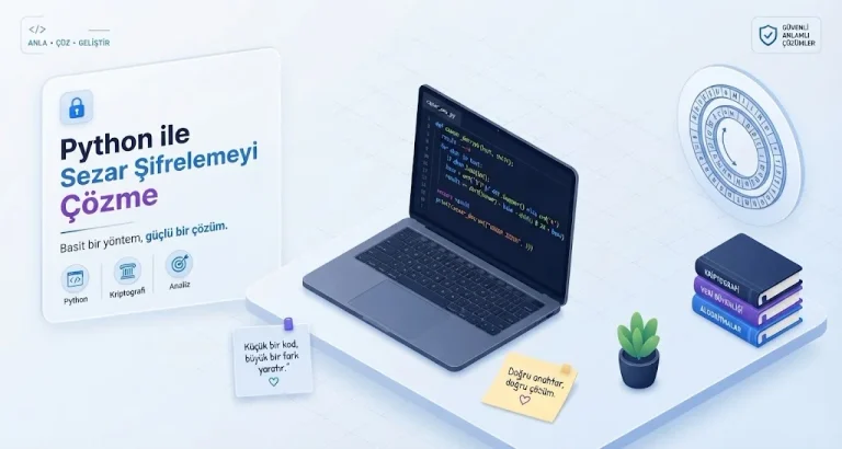 Python Sezar Şifresini Çözme