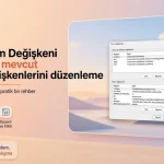 Windows 11 ortam Değişkenlerini Ayarlama