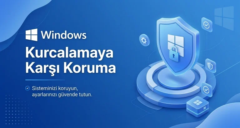 Windows Kurcalamaya Karşı Koruma