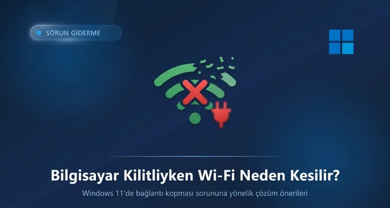 bilgisayar kilitliyken wifi kesilmesinin önüne geçin