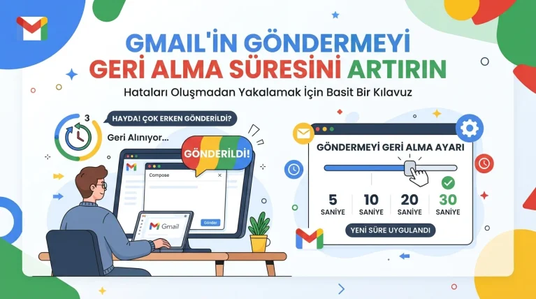 Gmail İletiyi Geri Alma Süresini Nasıl Değiştirirsiniz?
