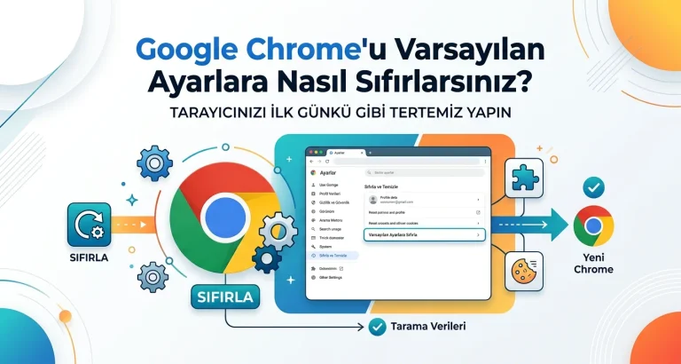 Google Chrome’u Varsayılan Ayarlara Nasıl Sıfırlarsınız?