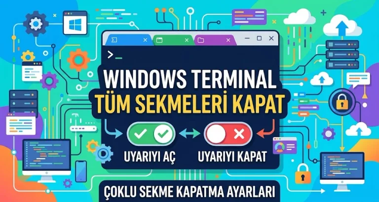 Windows Terminal Tüm Pencereleri Kapat Uyarısı